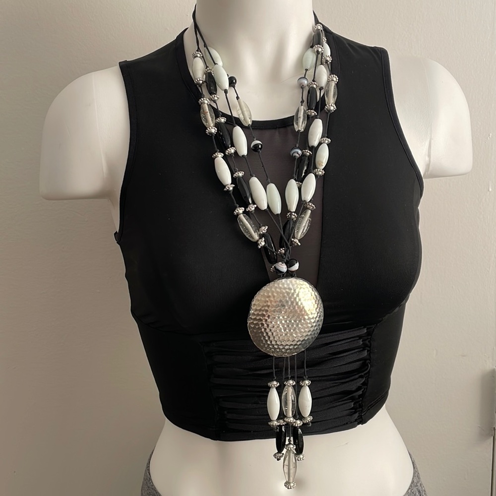 Vintage glass necklace